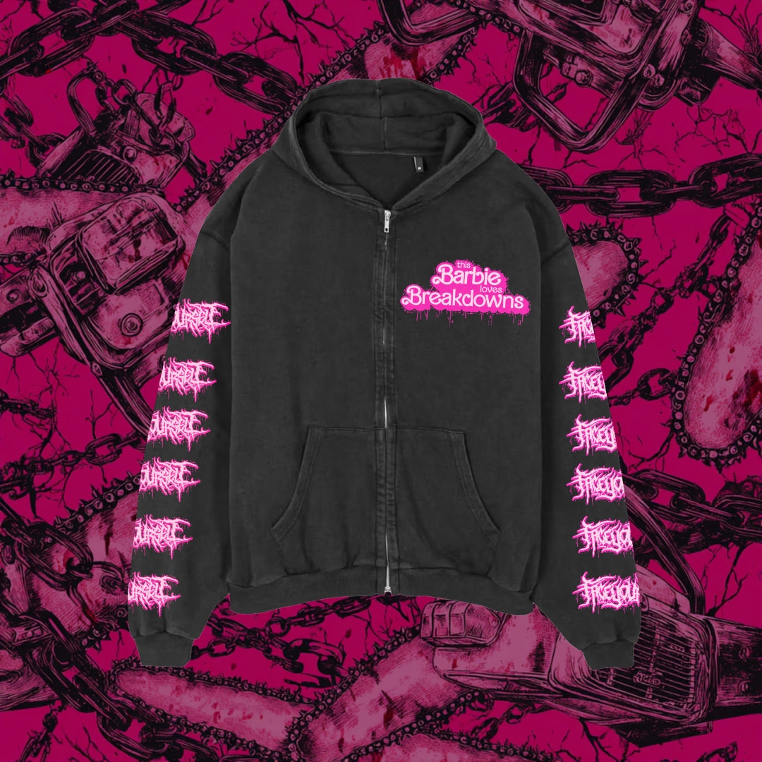 Barbie Zip-Up Hoodie